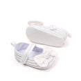 thumbnail image 5 of Aojekbee Baby Girls Mary Jane Flats Cute Bowknot Princess Dress Shoes Stitch Crib Shoes with Non-Slip Gripper Sole, 5 of 7