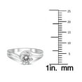 thumbnail image 4 of SZUL Women's AGS Certified 1 Carat Diamond Solitaire Ring in 14K White Gold (J-K Color, I2-I3 Clarity), 4 of 6