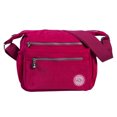 thumbnail image 1 of Bolsa de información de cuero femenino bolsa de lona impermeable Correa ajustable diaria billetera cuadrada, 1 of 4