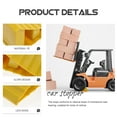 thumbnail image 4 of OULII 1Pcs Wheel Chocks for Trucks Plastic Heavy Duty Yellow Vehicle Stabilization, 4 of 8