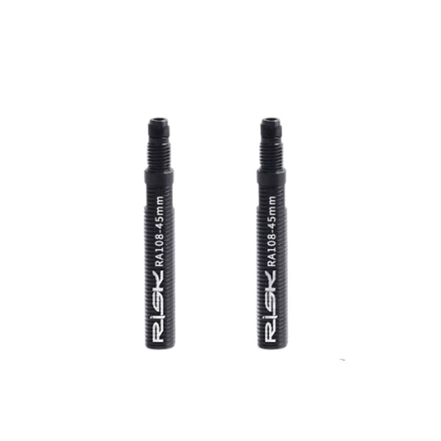 Wosthever 2 unids/set extensor de válvula de bicicleta Universal de carretera con llave adaptador de extensión desmontable reparación de Ciclismo
