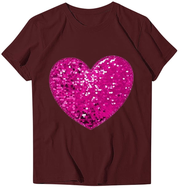 Blusas de Manga Corta para las Mujeres Divertida Impresión Cuello Redondo Camiseta Vintage, Blusas de Primavera para las Mujeres