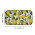 thumbnail image 5 of Shangniulu Lemon and Leaves Entrance Welcome Door Mat, Soft Kitchen Rugs Outdoor Floor Doormat Summer Washable Home Carpet Decor  19.68*39.37 in, 5 of 6