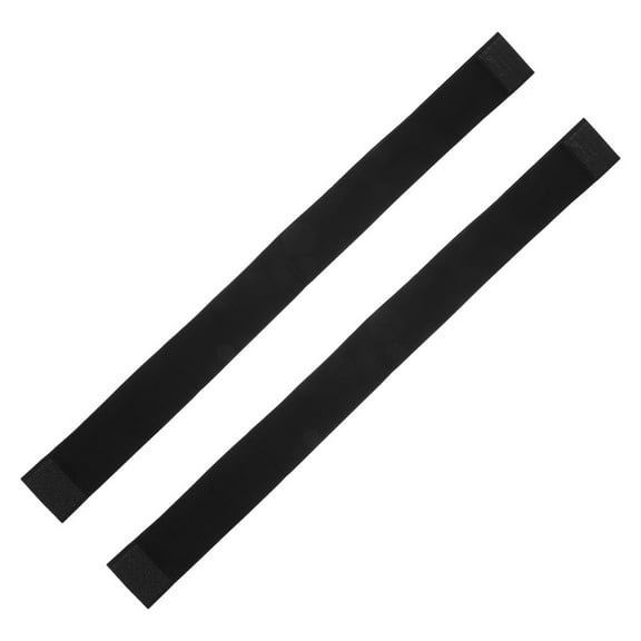 2 Pcs Organizer Straps Car Trunk Rack Cars Automotive Black