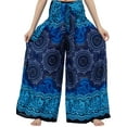 thumbnail image 1 of Female Trousers, Solid Color/ Printed Patterns High Waist Tie-Up Long Loose Pants for Spring Fall, 1 of 7