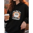 thumbnail image 4 of Cool Pumpkin Spice Quote Hoodie for Men and Women, Unisex Pullover Hooded Sweatshirt, Comfortable Cotton Poly Blend, Autumn Coffee Lover Casual Outfit, 4 of 5