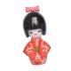 thumbnail image 3 of Figura de muñeca japonesa de dibujos animados en miniatura, pequeña escultura, figura de escritorio, geisha Rojo B, 3 of 9