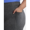 thumbnail image 4 of Athletic Works Women's and Women's Plus High Rise Bike Shorts, Size XS-4X, 4 of 5