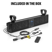 Planet Audio PSX26 ATV UTV Weatherproof Bluetooth Sound Bar System Car Speakers