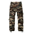 thumbnail image 5 of Matchstick Men's Retro Relaxed Plus Size Cargo Pants with Multi Pockets, 5 of 7