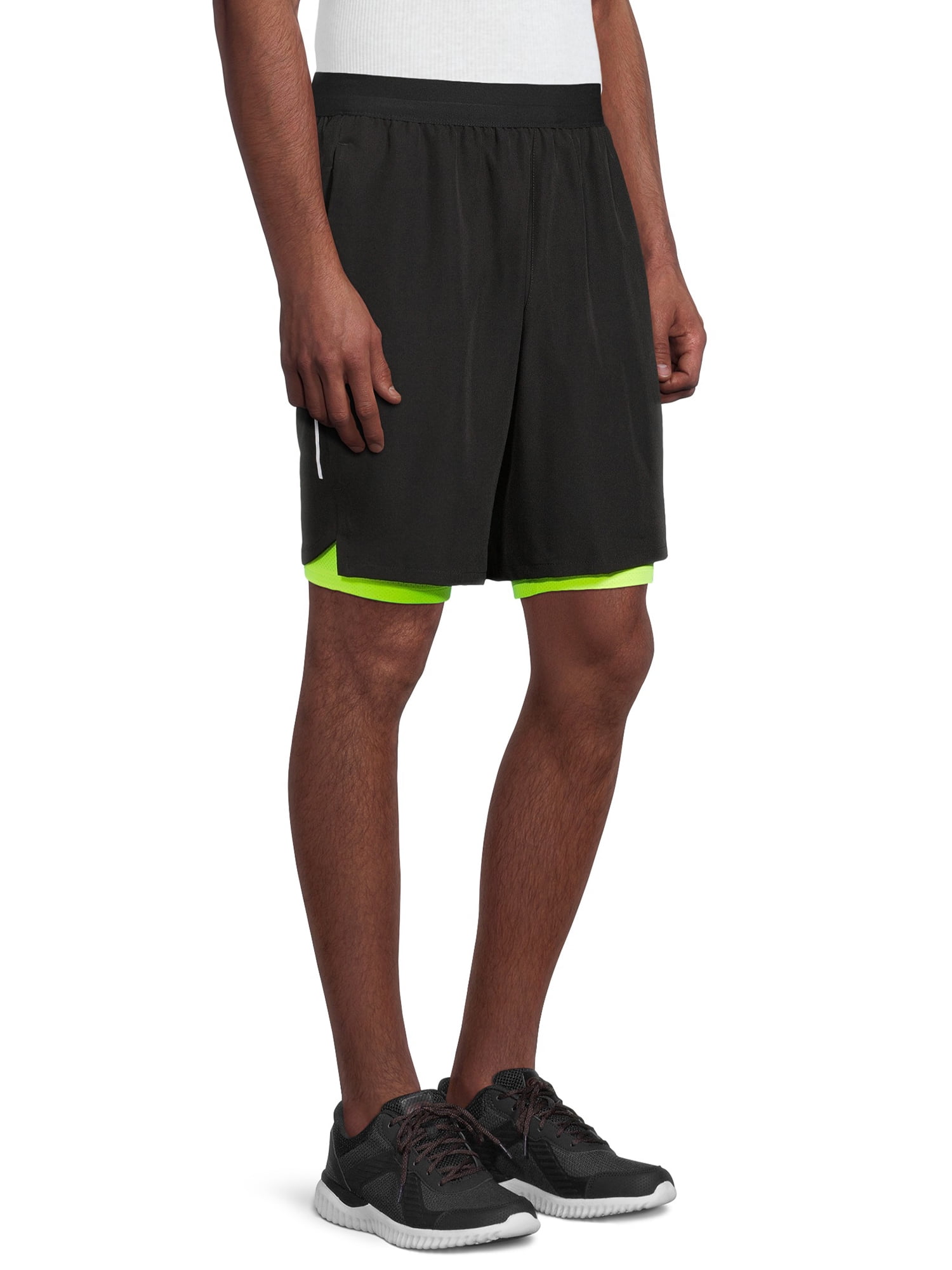 Russell Men's and Big Men's Active 2-in-1 Woven 9" Shorts with up to size 5XL Walmart.com