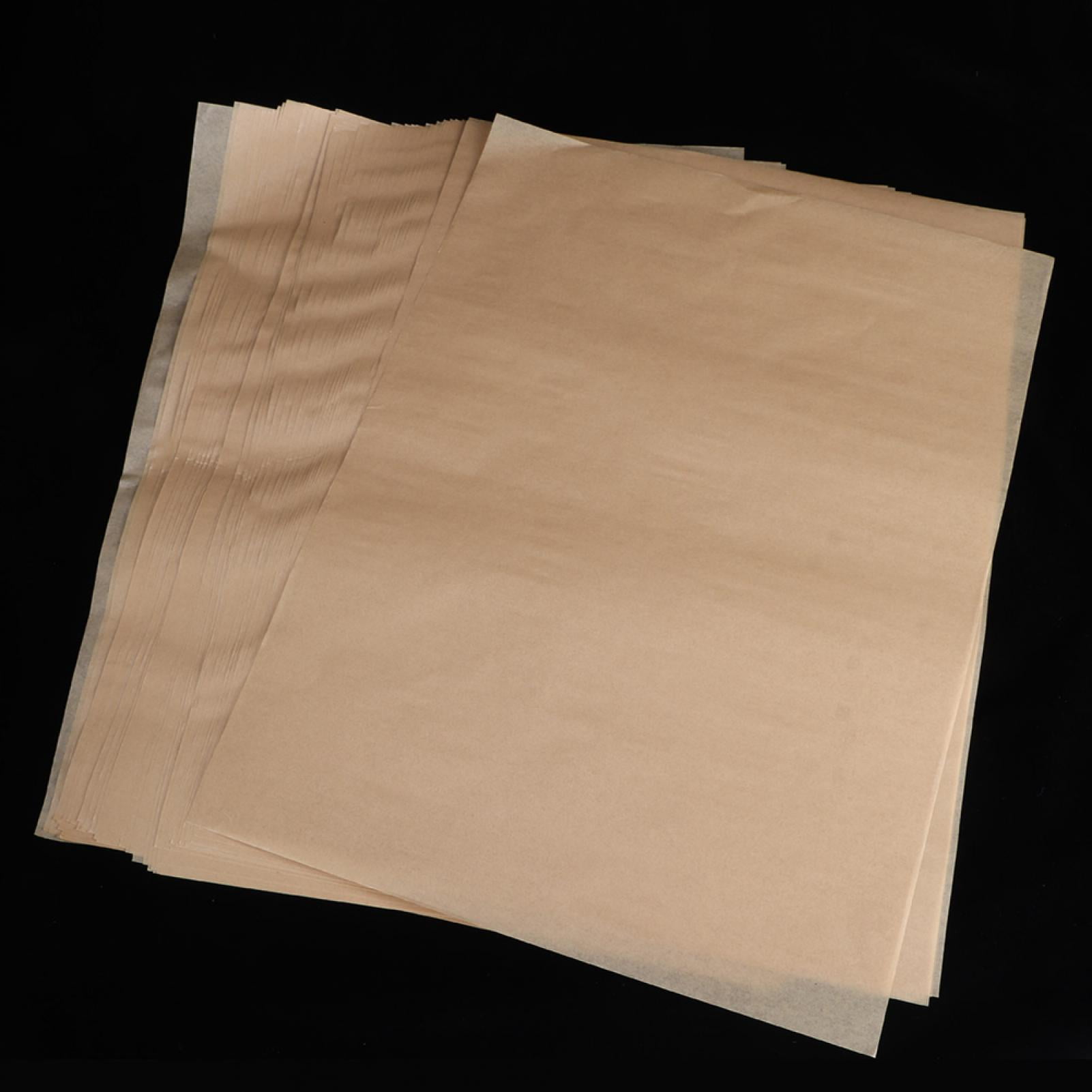200Pcs Papier Cuisson Feuille Prédécoupé,Papier Sulfurisé,Antiadhésif