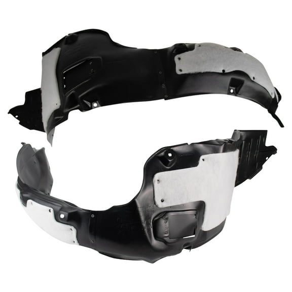 TRQ Inner Fender Liner Set Fits Select 2011-2013 Hyundai Sonata HY1248134 HY1249134