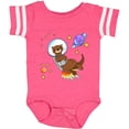 thumbnail image 3 of Inktastic Otter Space Cute Otter with Rocket Pack Boys or Girls Baby Bodysuit, 3 of 5