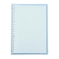 thumbnail image 1 of Cuaderno recargable B5 transparente 26 anillos / agujeros Carpeta de hojas sueltas Cubierta de PP im Maboto Azul B5, 1 of 7
