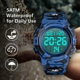 thumbnail image 4 of Watches for Man Digital Watches Waterproof Sport Watch with LED Backlight, Running Sports Digital Watch Gifts for Man Father's Day Gift, 4 of 6