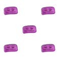 thumbnail image 3 of maskred Durable Extension Cils Front Pad Microfibre Support Extension Plateau Souple Violet 9 x 19cm 5Set, 3 of 6