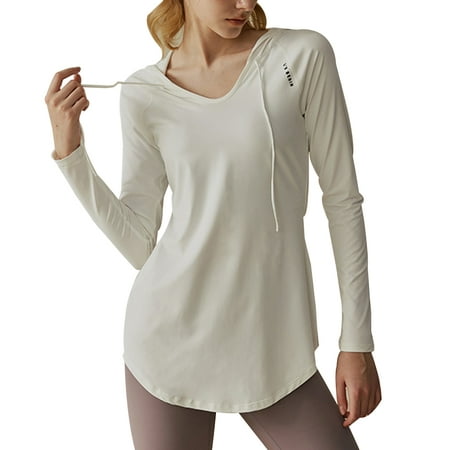 Womens Long Sleeve Workout Shirts-Long Sleeve Shirts for Women Yoga Sports  Running Shirt Workout Top 