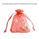 thumbnail image 3 of 100 Uds. Bolsas de Organza bolsas para envolver regalos con cordón caramelos regalo fiesta Navidad cumpleaños aniversario Festival Almacenamiento y organización del hogar Patrón de corazón Matsuzay HA010029-01, 3 of 6