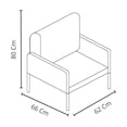 thumbnail image 3 of Sillón Mónaco Individual Azul Oscuro Loomber, 3 of 4