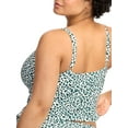 thumbnail image 2 of Summer Cheetah Stella Side Tie Underwire Tankini Top C-DD Swimsuit, 2 of 6
