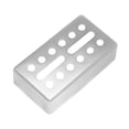 thumbnail image 4 of Tapa de pastilla de guitarra, tapa de guitarra eléctrica, espaciado de orificios, pieza de repuesto, doble de 12 orificios Plata 50 mm, 4 of 9