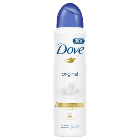 Dove Antipers pirant Body Sp ray Original 150ml - 3 Pack