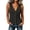 #0054-Black, variant on Vests for Women V Neck Sleeveless Tailored Hem Vest Button Front Sleeveless Layering Tops Slim Tailored Fit Business Casual Layering Wrinkle Resistant Boho Tops for Women