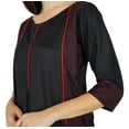 thumbnail image 5 of Bimba Womens Kurta Short Kurti Quarter Sleeves with Pocket Blouse Casual Wear, 5 of 7