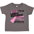thumbnail image 3 of Inktastic I Love My Great Grandma- Breast Cancer Awareness- Hope, Support, Love Boys or Girls Toddler T-Shirt, 3 of 5