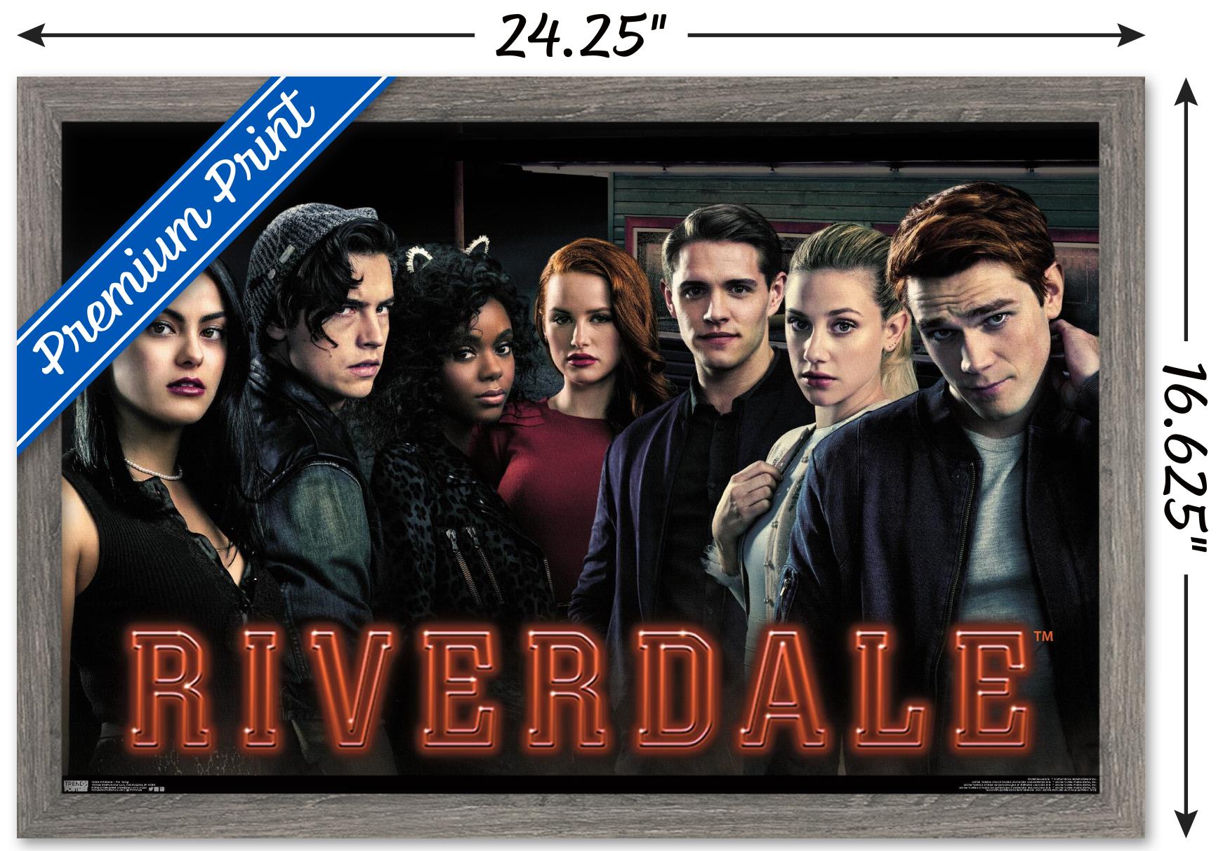 Riverdale - The Gang Wall Poster, 14.725" x 22.375", Framed