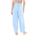 thumbnail image 2 of Jessica Simpson Women's Contemporary Basic Solid Tie Waist Beach Pant Swimsuit, 2 of 2