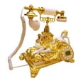 thumbnail image 3 of Colcolo Vintage Telephone Decorative Antique Phone Corded Retro Phone Desktop Decoration, 3 of 8