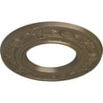 thumbnail image 3 of Ekena Millwork 8"OD x 3 7/8"ID x 1/2"P Daniela Ceiling Medallion (Fits Canopies up to 3 7/8"), Hand-Painted Warm Silver, 3 of 6