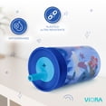 thumbnail image 4 of Magma Life Vaso Entrenador para Niños Twin Tumb, 450 ml (2Pzs), Popote Flexible Antiderrames, Fácil de Limpiar, Ideal para Viajes, Botella de Agua para Niños, Apto para Lavaplatos, 4 of 8