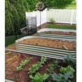 thumbnail image 4 of Vego Garden 17" 10 in 1 9.5 ftx2.5 ft / 8 ft x 4 ft Modular Metal Raised Gardening Bed Olive Green, 4 of 10