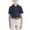 Navy Palm Tree, variant on Performance Little Boys and Big Boys Linear Camo Printed Short Sleeve Golf Polo Shirt, Sizes 4-18