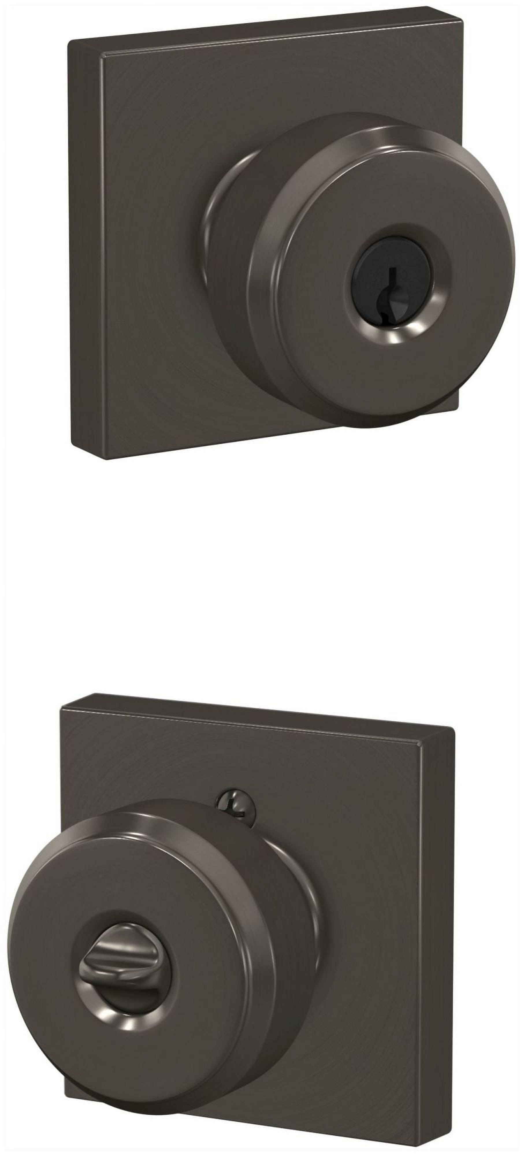 Schlage Bowery Keyed Entry Knob with Collins Trim