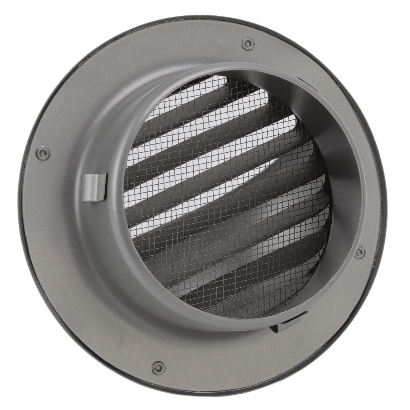 YAHHU Stainless Steel Louvered Wall Vent – Waterproof, Windproof, Round Hemispherical Cover, Easy Install, 5.5"×5.9" for Dryer, Kitchen, Bathroom & HVAC