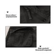 thumbnail image 4 of Women‘s Solid Color Cargo Pants  Casual Mid Waist Wide Leg Combat Pants with Pockets, 4 of 6