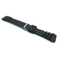 thumbnail image 4 of Bandini Black Rubber Sports Watch Band Strap for Seiko Diver Models and more, Ocean Ripples ( 22mm), 4 of 7