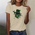 thumbnail image 5 of Otvok Spring and Summer Ladies St. Patrick'S Day Printed Casual Pullover Short Sleeved Tops, 5 of 6
