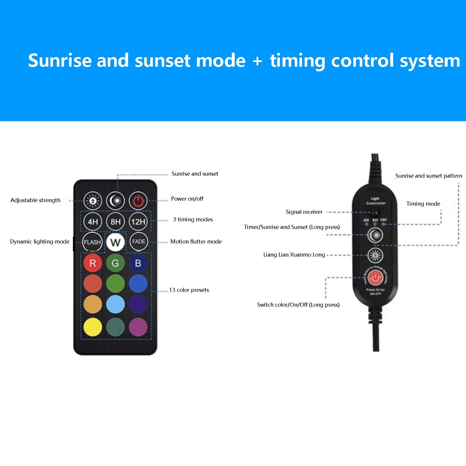 Aquarium Light with Timer for Fish Tank,LED Fish Tank Bubbler Stone Disk Light, Aquarium Oxygenation Kit, Submersible Fish Tank Decorations Accessories for Fish Tank Decoration, Turtle Fish Tank Deco