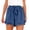 Blue, variant on Sngxgn Women Casual High Waisted Casual Shorts Frayed Raw Hem Ripped Casual Shorts(Beige,L)