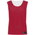thumbnail image 1 of ASI 9718.408.S Youth Mesh Reversible Pinnie Top, Scarlet & White - Small, 1 of 1
