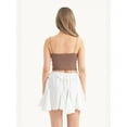 thumbnail image 2 of High Waist Pleated Mini Skirt with a Waist Detail, 2 of 4