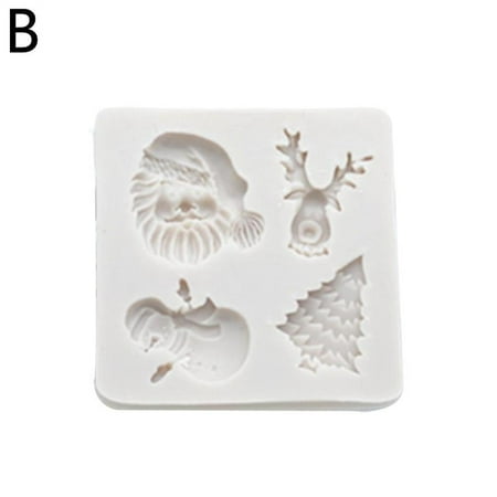 

Christmas Silicone Cake Fondant Mold Sugarcraft Decor Soap Chocolate U S F2X7