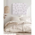 thumbnail image 3 of Spring Flower Wall Art for Living Room,Canvas Picture Wall Decor for Bathroom Bedroom,Vintage Farmhouse Light Purple Boho Leaf Painting Artwork for Office Kitchen Hallway Dining Room Decor 20"x24", 3 of 8