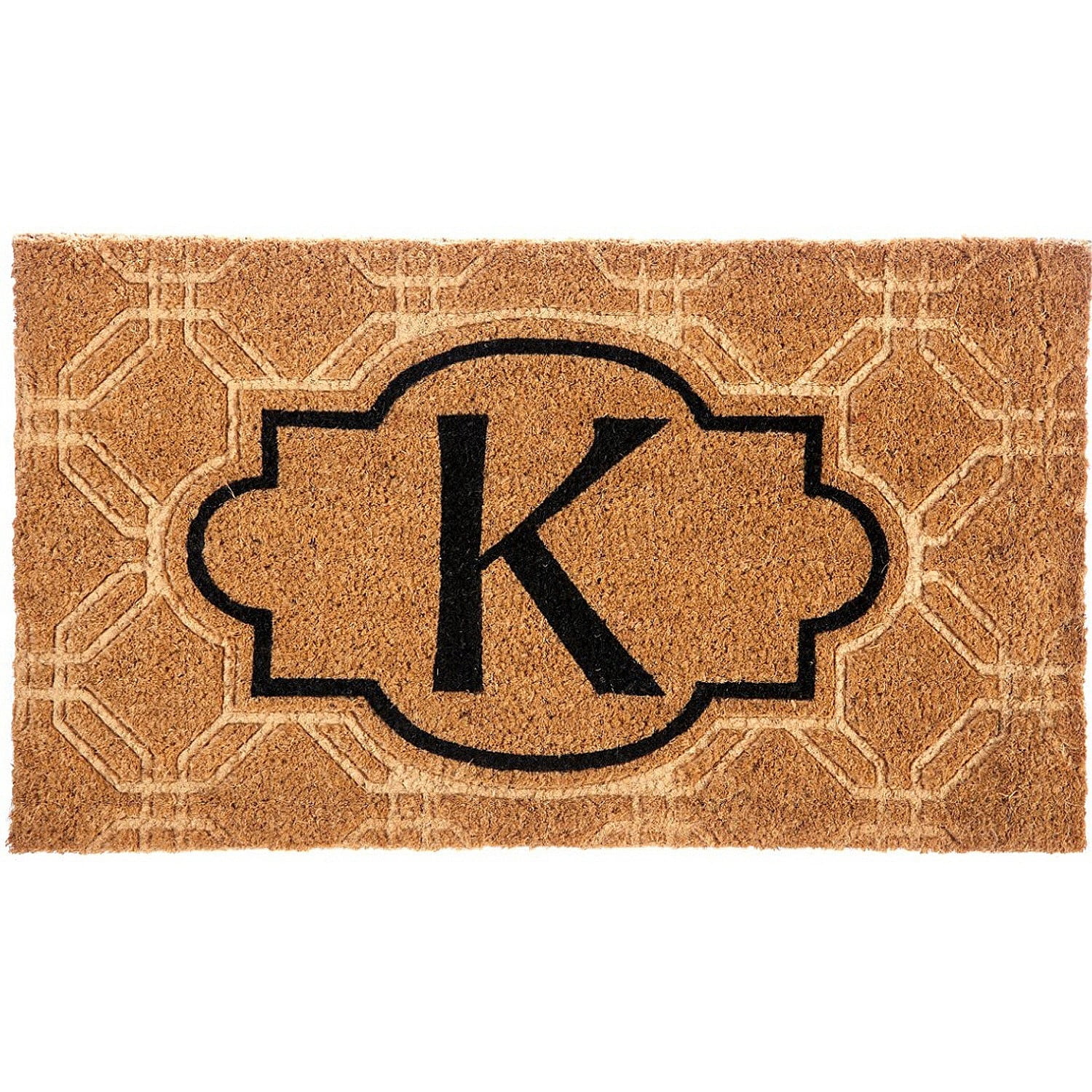 Evergreen Floor Mat Coir mat insert, Emboss, K, 28'' x 16'' inches