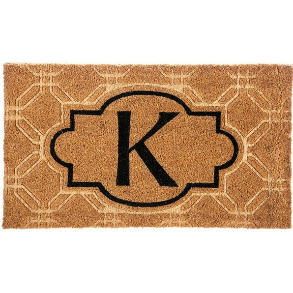 Evergreen Floor Mat Coir mat insert, Emboss, K, 28'' x 16'' inches